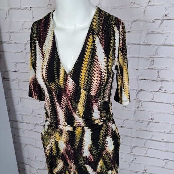 JENNIFER Lopez Faux wrap Dress - Picture 3 of 12